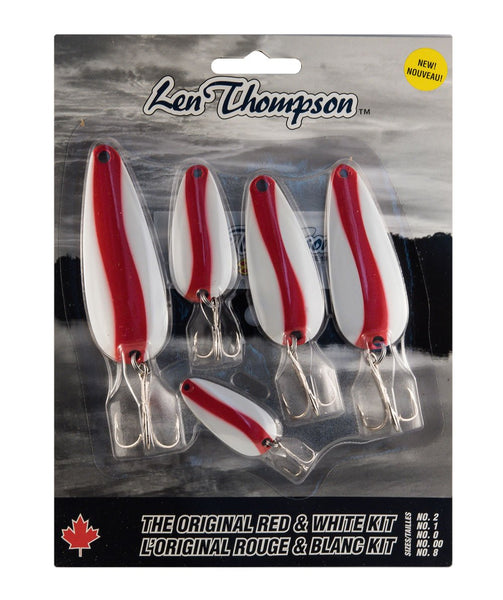 Single Hook - RW-S - Red & White - Original Series – Len Thompson Lures